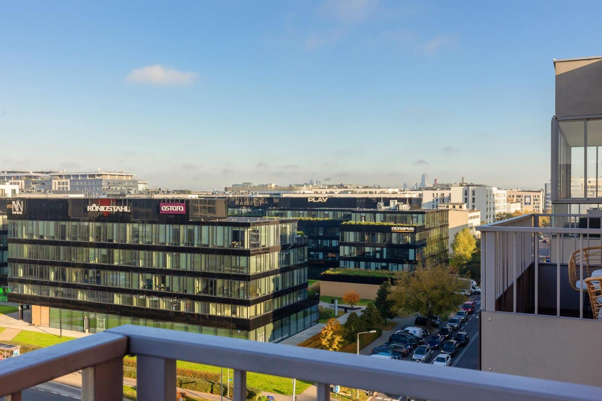 Elegant Apartments With Balcony & Parking Warsaw By Noclegi Renters المظهر الخارجي الصورة